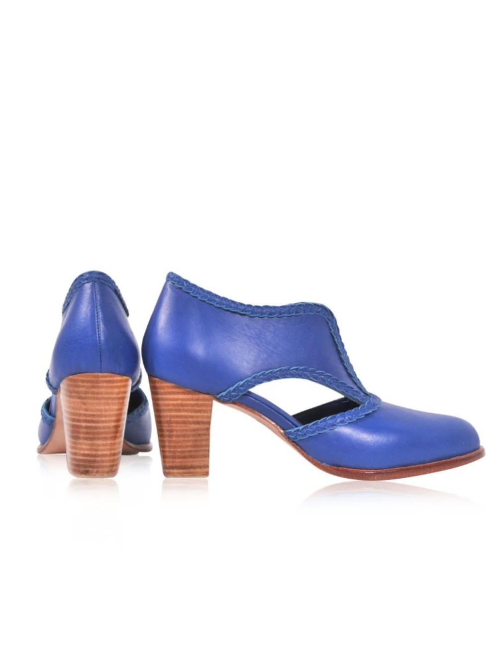 Bali Elf Spirit Walker Leather Heeled Booties 8.5